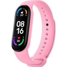 Hoffice Xiaomi Mi Band 5 ve Mi Band 6 Uyumlu Yüksek Kalite Silikon Kordon