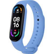 Hoffice Xiaomi Mi Band 5 ve Mi Band 6 Uyumlu Yüksek Kalite Silikon Kordon