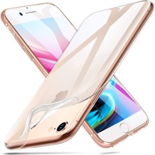 Canpay Apple iPhone Se 2022 Uyumlu Kılıf Case, Soft, Transparent, Şeffaf Ultra Esnek Ince Silikon