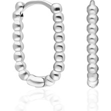 Adal Silver Kadın 925 Ayar Gümüş Rodyumlu Küpe