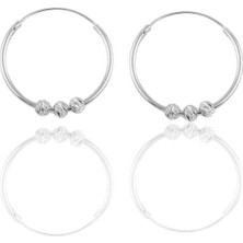 Adal Silver Gümüş Dorikalı Halka Küpe