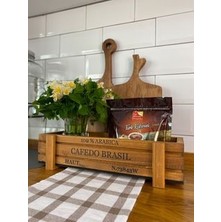 Wood Retro Woodretro Dekoratif Organizer Kutu, Tezgah Üstü  Düzenleyici