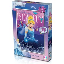 KS CRL709 Ks, Cinderella  50 Parça Çocuk Puzzle