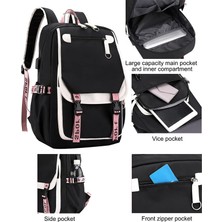 Liveasy 21L Sırt Çantası Ortaokul Öğrencisi Okul Çantası Şarj Portlu (Yurt Dışından)