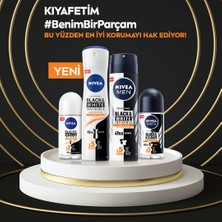 NIVEA Men Erkek Roll On Deodorant Black&White Invisible Güçlü Etki 50ml; Ter ve Ter Kokusuna Karşı 48 Saat Anti-perspirant ; İz Bırakmayan Formül