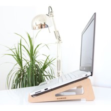 Hanwood Laptop Standı - Laptop Yükseltici - Notebook Standı - Ahşap - ALS2