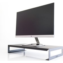 Hansdocom Monitör Standı - Laptop Standı - Monitör Yükseltici - Metal - Siyah - SMS3BL