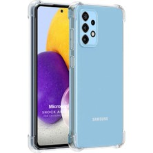 Canpay Samsung Galaxy A72 Uyumlu Kılıf Case, Şeffaf Ultra Koruma Hard Transparent Ultra Protected