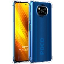 Canpay Xiaomi Poco X3 Uyumlu Kılıf Case, Şeffaf Ultra Koruma Hard Transparent Ultra Protected