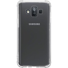 Canpay Samsung Galaxy J7 Duo Uyumlu Kılıf Case, Şeffaf Ultra Koruma Hard Transparent Ultra Protected