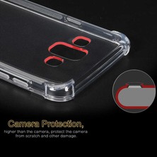 Canpay Samsung Galaxy J7 Duo Uyumlu Kılıf Case, Şeffaf Ultra Koruma Hard Transparent Ultra Protected