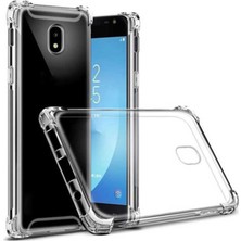 Canpay Samsung Galaxy J7 Pro Uyumlu Kılıf Case, Şeffaf Ultra Koruma Hard Transparent Ultra Protected