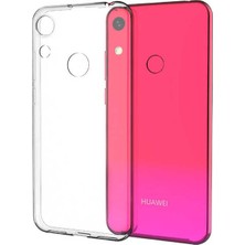 Canpay Huawei Honor 8A Uyumlu Kılıf Case, Soft, Transparent, Şeffaf Ultra Esnek Ince Silikon