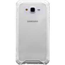 Canpay Samsung Galaxy J7 Core Uyumlu Kılıf Case, Şeffaf Ultra Koruma Hard Transparent Ultra Protected