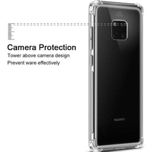 Canpay Huawei Mate 20 Pro Uyumlu Kılıf Case, Şeffaf Ultra Koruma Hard Transparent Ultra Protected