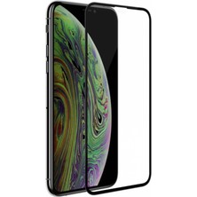 Canpay Apple iPhone X-Xs Uyumlu Ekran Koruyucu Full Kavisli Tam Kaplayan Hd Cam