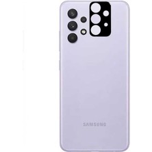 Canpay Samsung Galaxy A32 4g Uyumlu Lens Kamera Koruyucu Full Hd 3D Tempered Cam