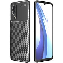 Canpay Vivo Y53S 4g Uyumlu Kılıf Legion Series Flexible Soft Carbon Design Case