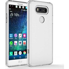 Canpay Lg V20 Uyumlu Kılıf Case, Soft, Transparent, Şeffaf Ultra Esnek Ince Silikon