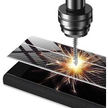 Canpay Samsung Galaxy Z Fold 3 Uyumlu Ön ve Arka Kılıf Standlı 180 Derece Aç-Kapa Pu-Deri 9h Temperli Cam Ön Yüzey