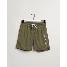 Gant Erkek Yeşil Logolu Mayo Şort 922116217.333