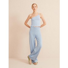 Xint Pamuklu Beli Lastikli Regular Fit Triko Pantolon