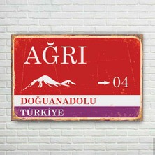 Trend Poster  Plaka Retro Ahşap Poster