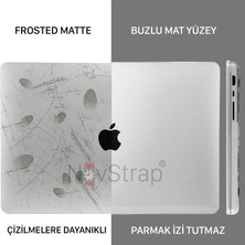 Novstrap Apple Macbook Air 13 Inç A1932-A2179 Uyumlu Sert Mat Frosted Kılıf Anti Fingerprint
