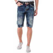 Cipo & Baxx Cipo&Baxx CK268 Mavi Kot Şort