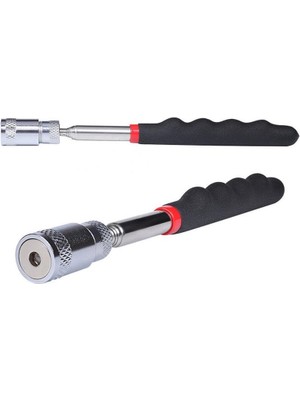 Teleskopik LED Işıklı Fener - Sunum Çubuğu - Mıknatıs Uçlu