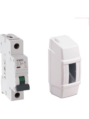 Viko B Tipi 16 Amper Tekli Sigorta + Tekli Sigorta Kutusu
