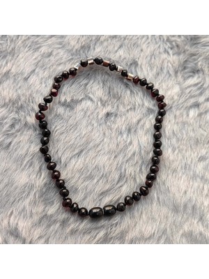 Chavin Kehribar   Çocuk  Diş Kolyesi EI04