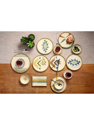 Porland Festivity 30 Parça 6 Kişilik Kahvaltı Takımı