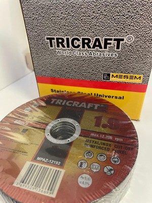 Tricraft Stainless Universal 125X1X22,23 mm 1 Kutu / 25 Adet