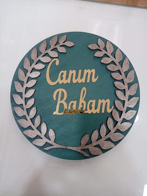 Turkuaz Masa Üzeri Dekor