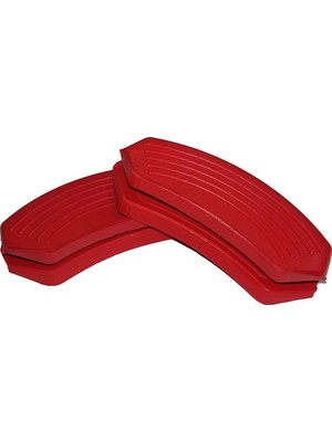 SGTeks Silikon Tencere Tava Tutacağı Yanmaz Yapışmaz Tutamaç Set 9 x 4 cm Kırmızı ( 1 Set 2 Adetten Oluşur )