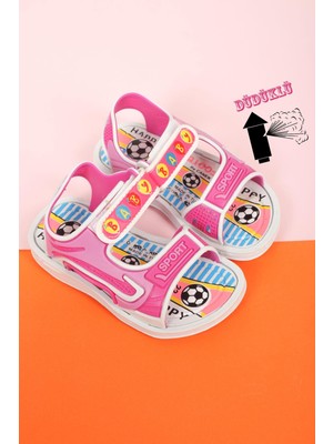Kids World Düdüklü Öten Bebek Plaj Havuz Kaydırmaz Sandalet DDK01