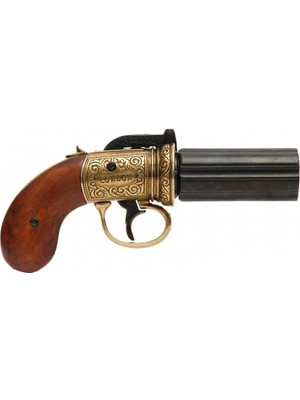 Denix England 1840 Bl 6 Namlu Pistol 22CM Koleksiyon Obje