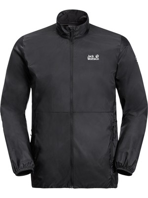 Jack Wolfskin Zip Ceket, M, Siyah