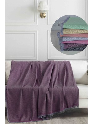 Denizli Concept Elite Koltuk Örtüsü Bordo 175x230