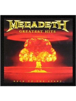 Beam Megadeth Greatest Hits Albüm Arma Peç Patch Yama