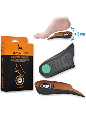 Black Deer Extender 3 cm Kahverengi Boy Uzatıcı Tabanlık