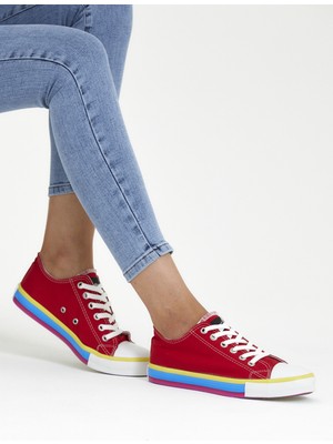 Rodi Kadın Spor Ayakkabı Sneakers Sargılı Keten RD22YB410007
