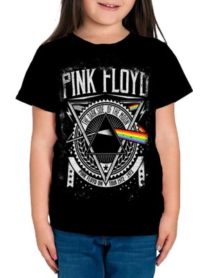 TakeTshirt Pink Floyd Çocuk Tişört Siyah Unisex