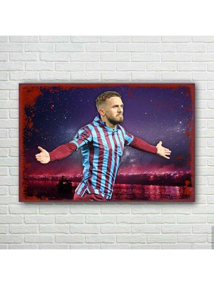 Trend Poster Edın Vısca  Retro Ahşap Poster