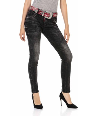 Cipo & Baxx Cipo&Baxx WD468 Siyah Cep Detaylı Jeans