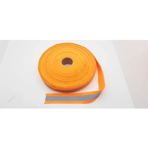 Be Beauty 4,0 cm Genişliğinde 5 Metre Fosforlu Turuncu Polyester Reflektör Şerit