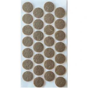 Yapışkanlı Masa Sandalye Keçesi Yuvarlak 28 mm (28 Li Paket)
