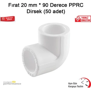 20 mm * 90 Derece Pprc Dirsek (50 Adet)