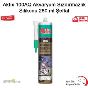100 Akvaryum Sızdırmazlık Silikonu 280 ml Şeffaf